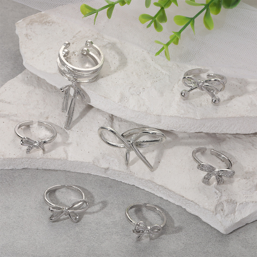 Anillo hermoso con estilo único