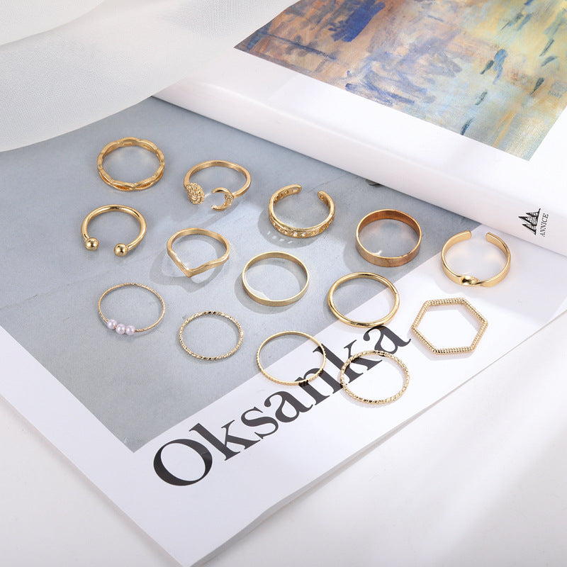 Perla Anillo elegante para toda ocasión