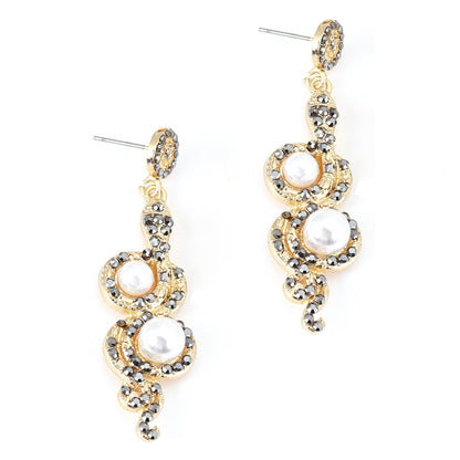 Perla Pendiente clásico con encanto atemporal