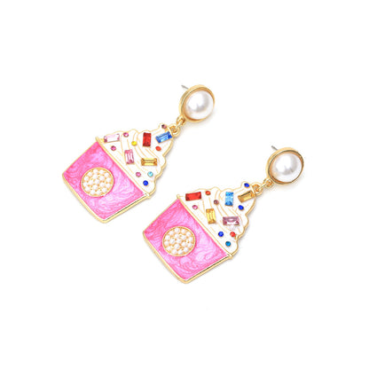 Perla Pendiente impresionante para uso diario