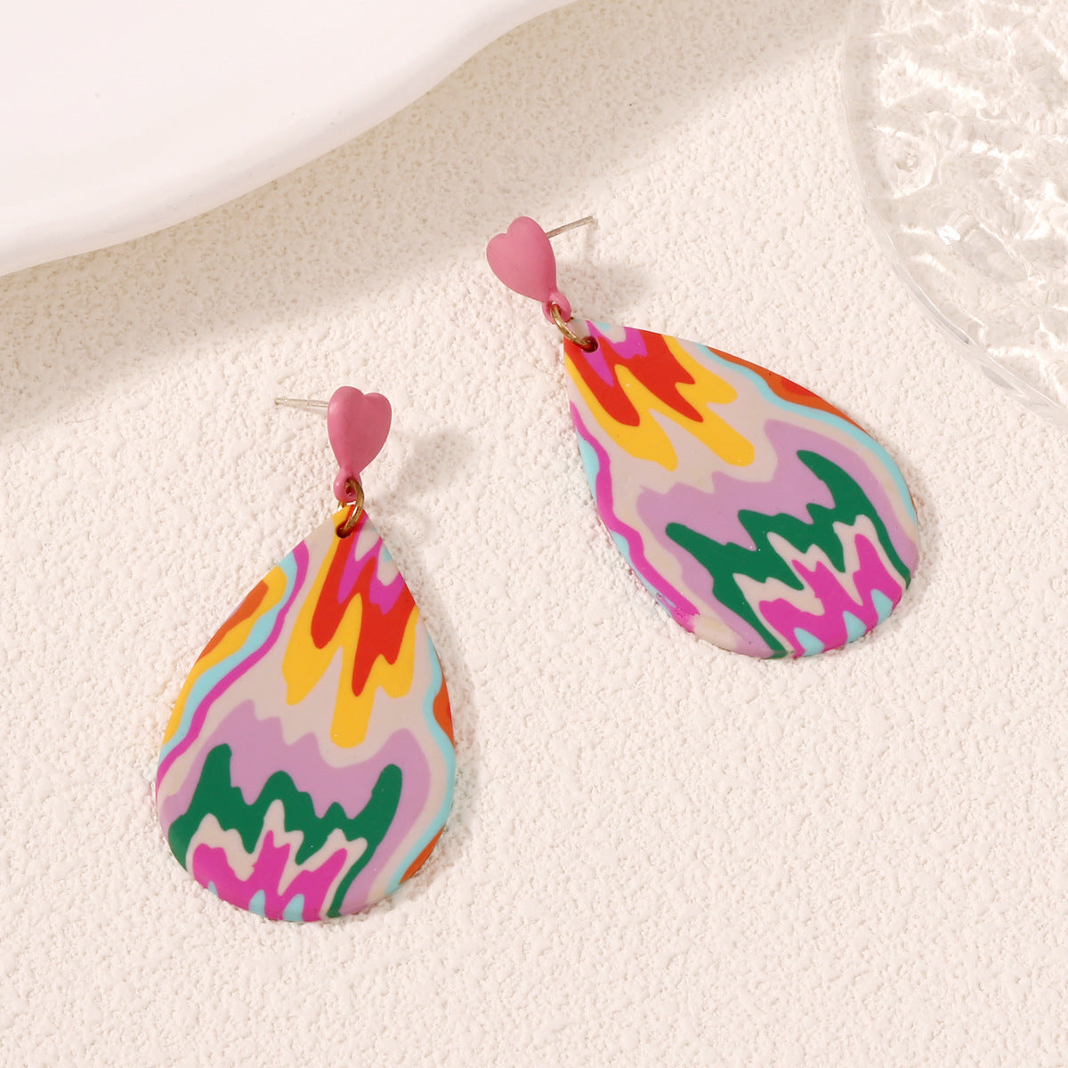 Pendiente vintage hecho a mano