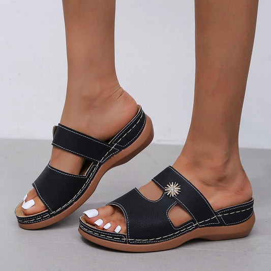 Sandalias Ortopédicos de Inspiración Vintage