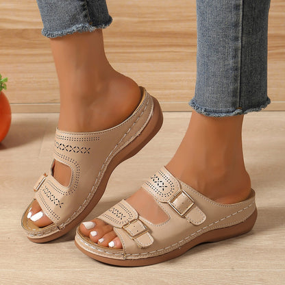Sandalias Ortopédicos de Inspiración Vintage