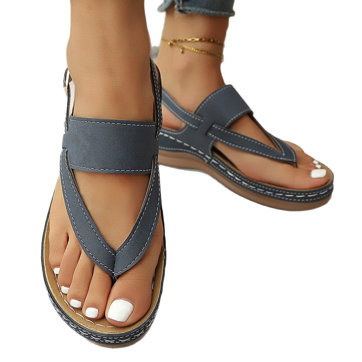 Sandalias Ortopédicos de Inspiración Vintage