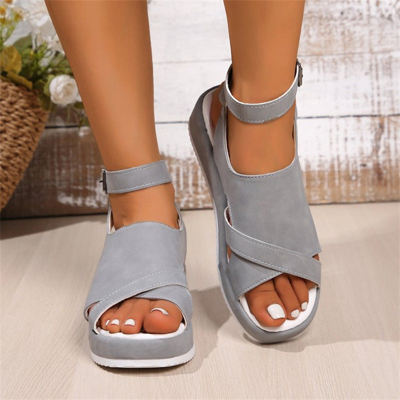 Sandalias Ortopédicos de Inspiración Vintage
