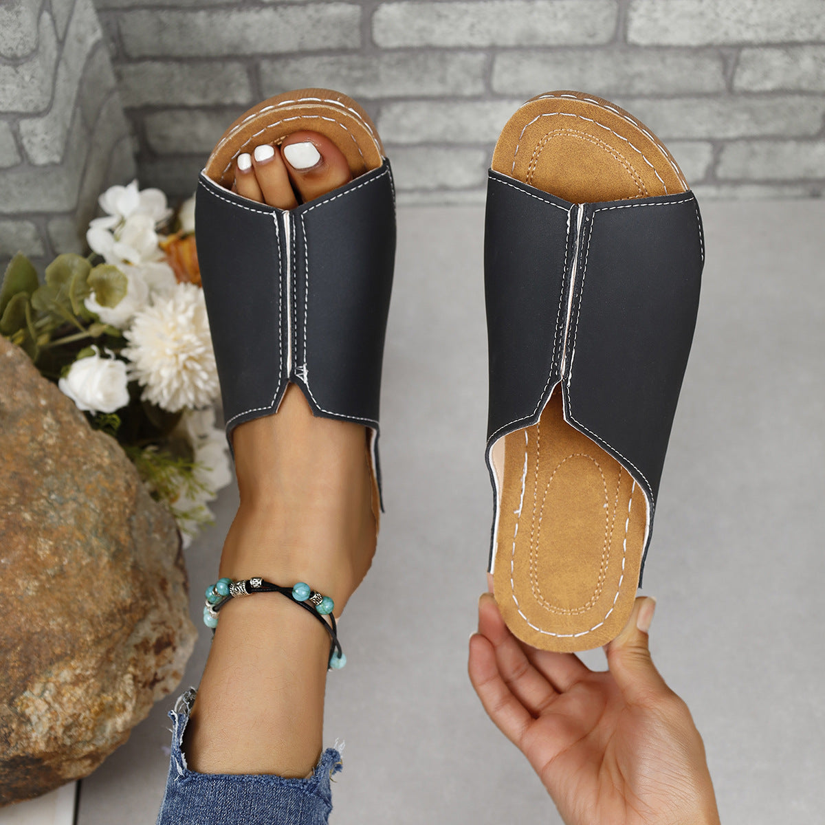 Sandalias Ortopédicos de Inspiración Vintage