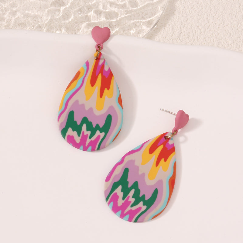 Pendiente vintage hecho a mano