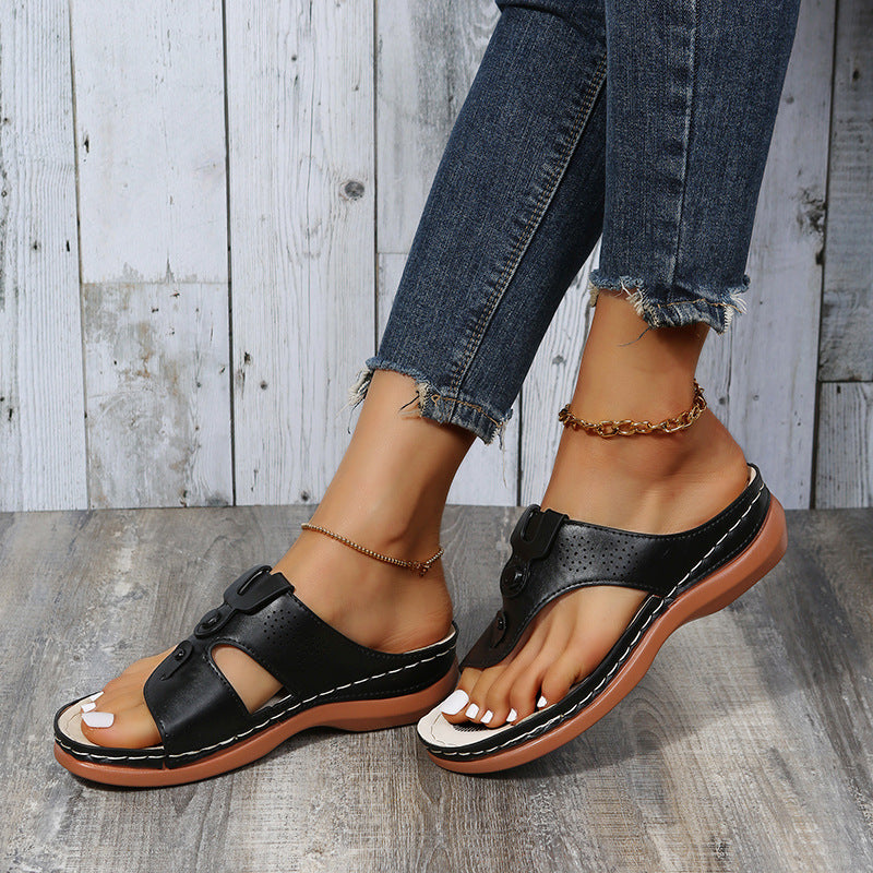 Sandalias Ortopédicos Cómodos para Uso Diario