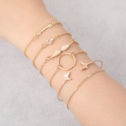 Oro Pulsera encantador para cualquier ocasión