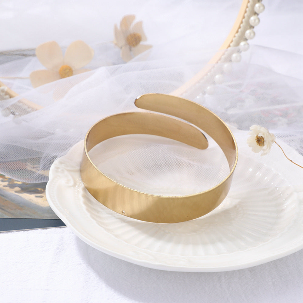 Oro Pulsera artesanal delicado