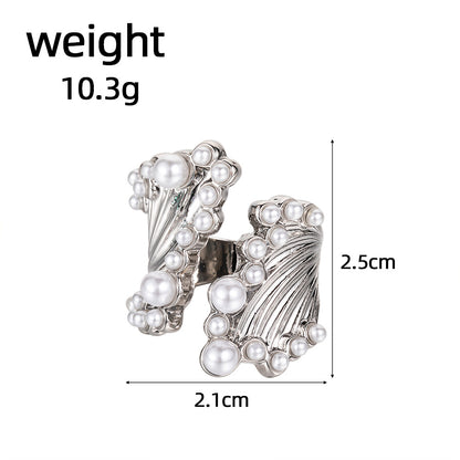 Perla Anillo artesanal delicado