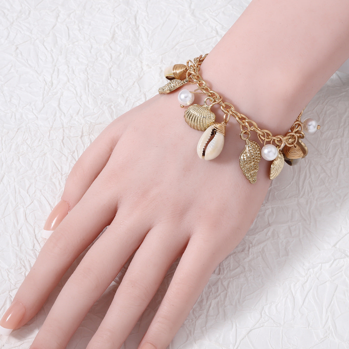 Perla Pulsera clásico con encanto atemporal