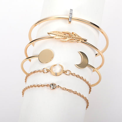 Oro Pulsera hermoso con estilo único