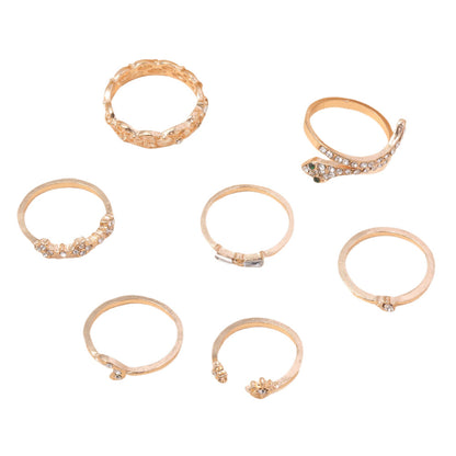 Oro Anillo hermoso con estilo único