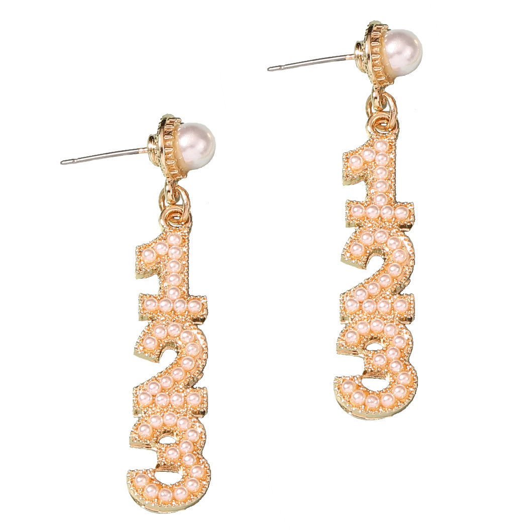 Perla Pendiente encantador para cualquier ocasión