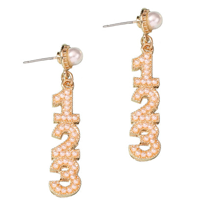 Perla Pendiente encantador para cualquier ocasión