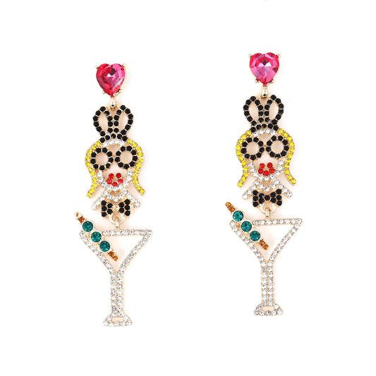 Pendiente vintage hecho a mano