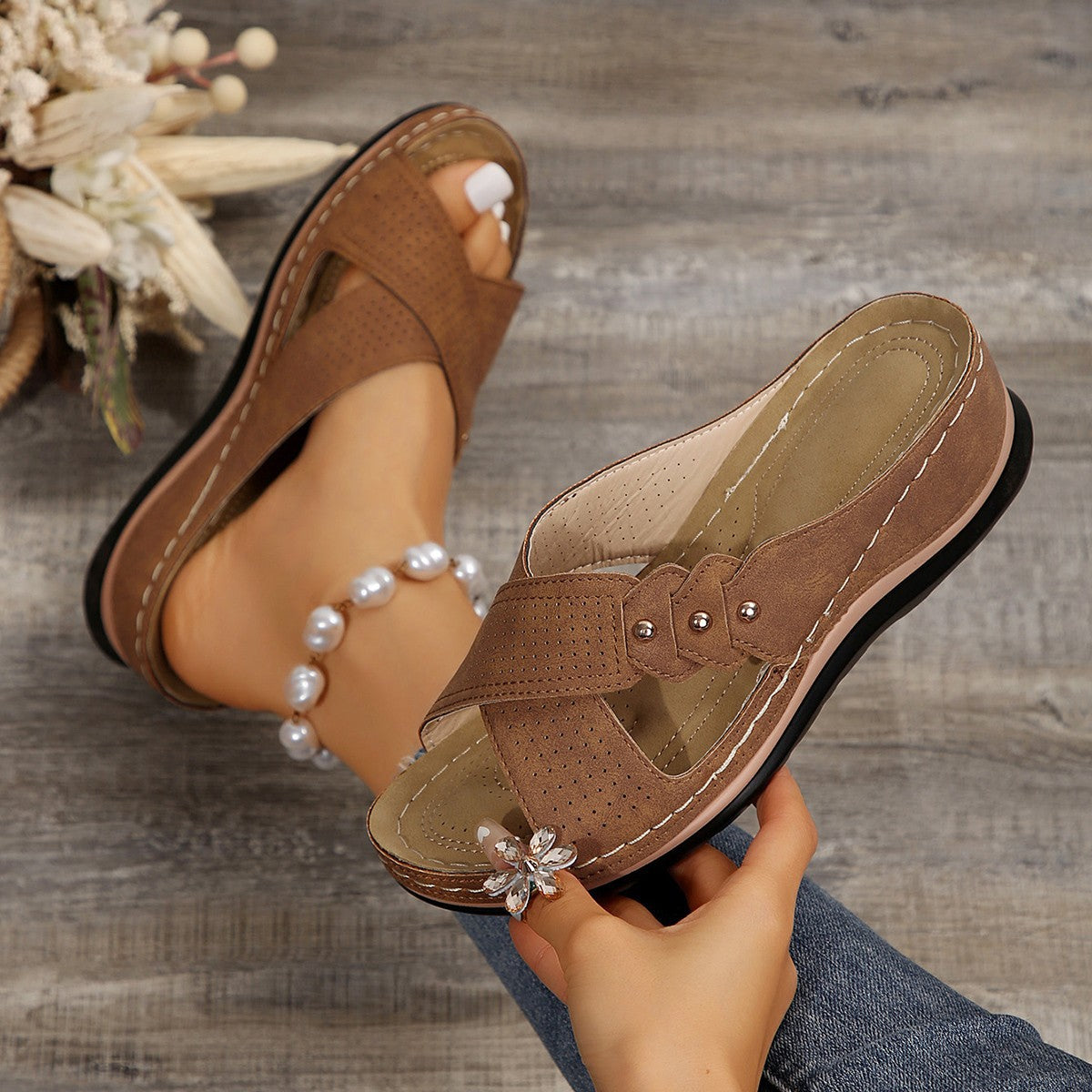 Sandalias Ortopédicos Elegantes con Look Moderno