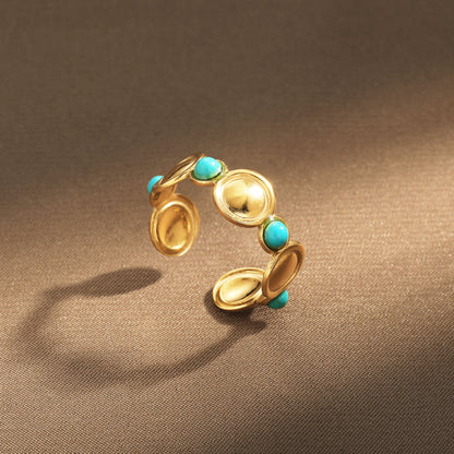 Oro Anillo elegante para toda ocasión