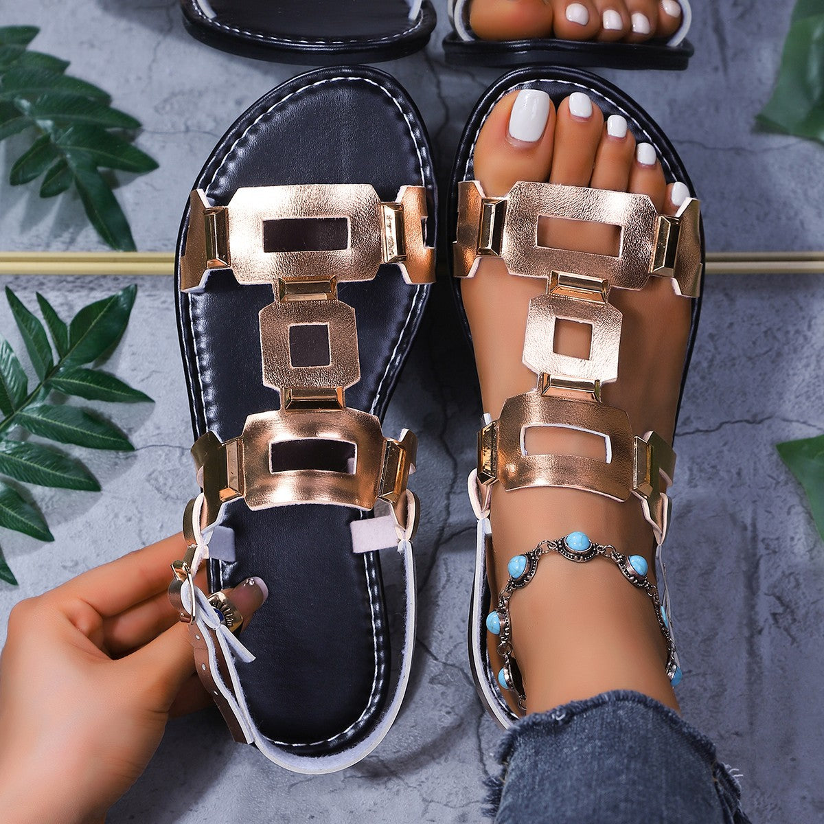 Sandalias Ortopédicos de Inspiración Vintage