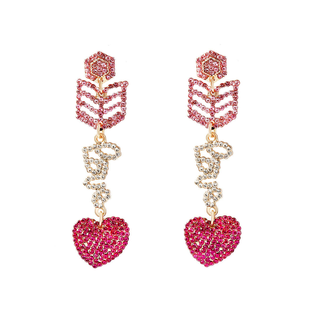 Pendiente vintage hecho a mano