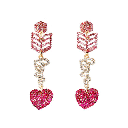 Pendiente vintage hecho a mano