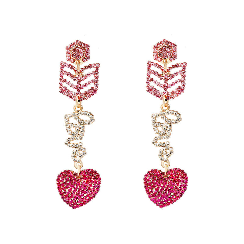 Pendiente vintage hecho a mano