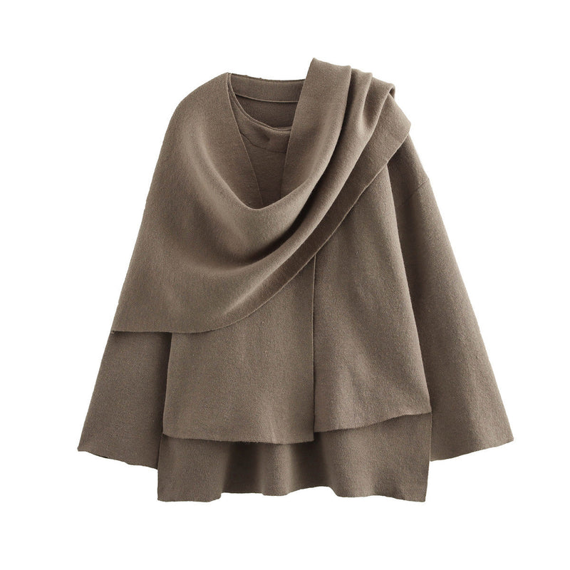CM | Chaqueta oversize con bufanda