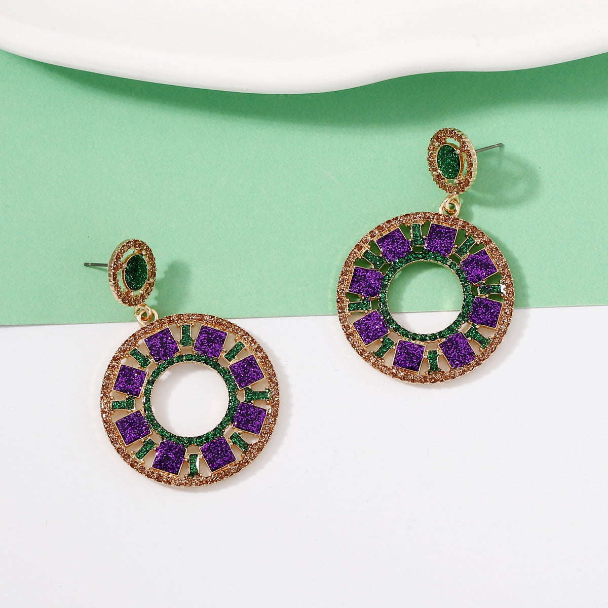 Pendiente artesanal delicado