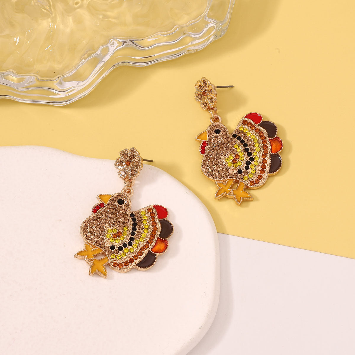 Pendiente artesanal delicado