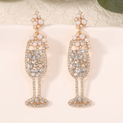 Perla Pendiente impresionante para uso diario