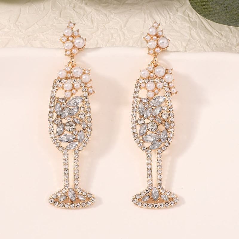 Perla Pendiente impresionante para uso diario