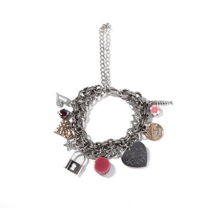 Plata Pulsera impresionante para uso diario