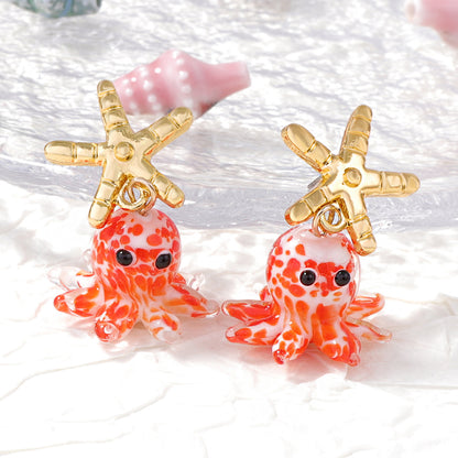 Perla Pendiente artesanal delicado