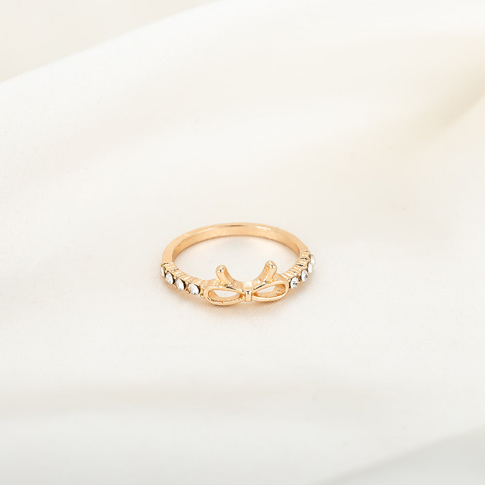 Anillo clásico con encanto atemporal