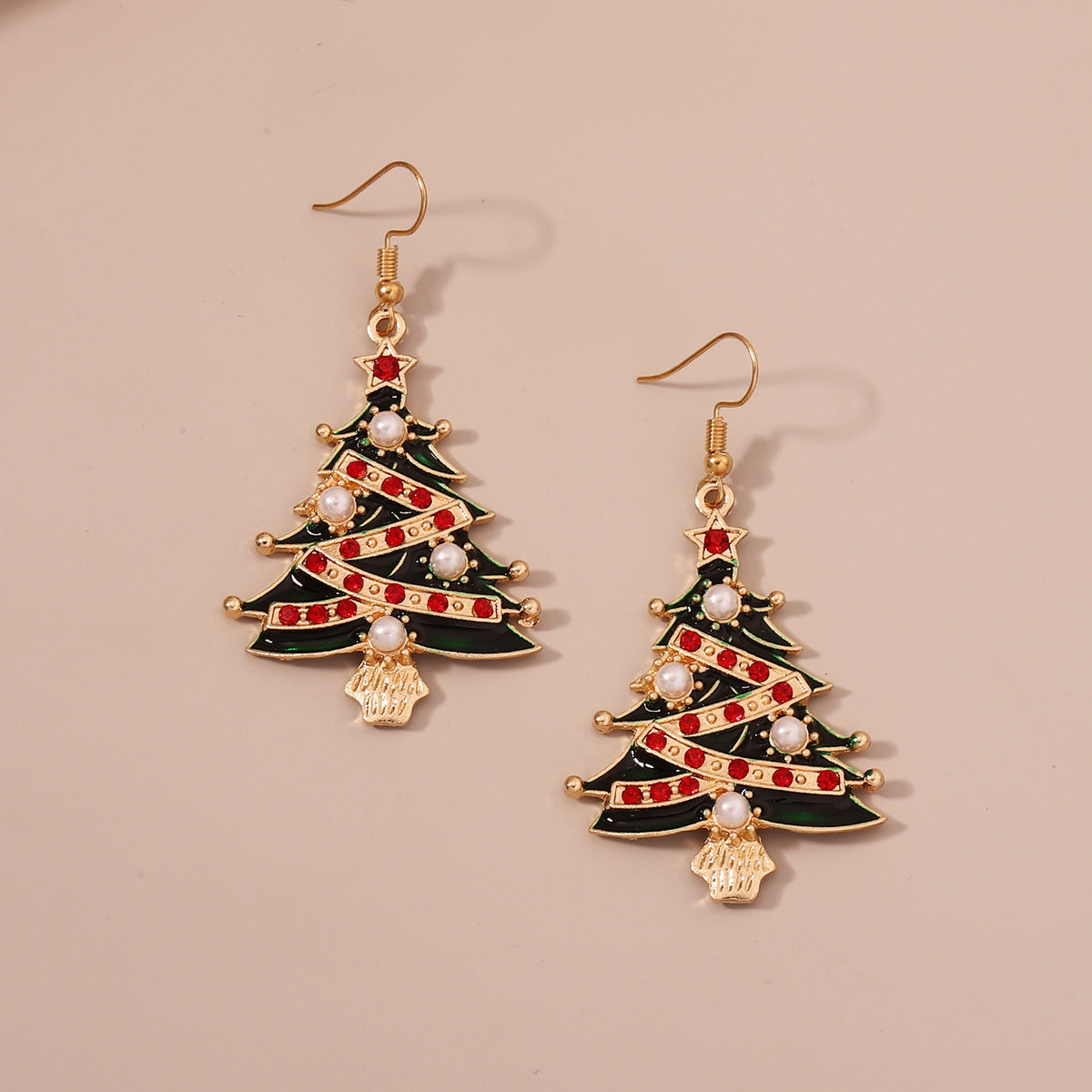 Perla Pendiente vintage hecho a mano