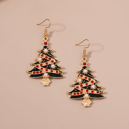 Perla Pendiente vintage hecho a mano