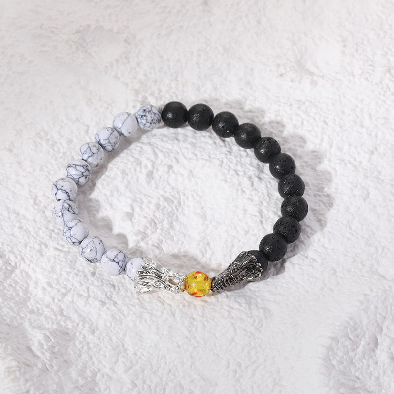 Perla Pulsera vintage hecho a mano