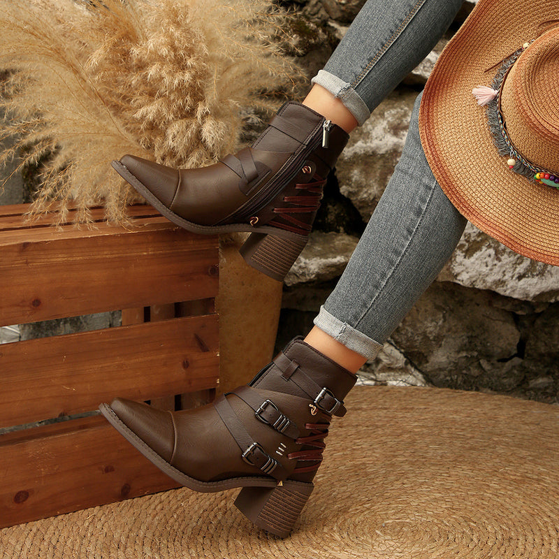 Botas Ortopédicos de Inspiración Vintage