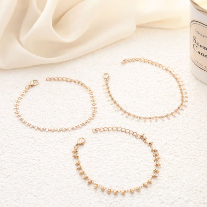 Oro Pulsera artesanal delicado