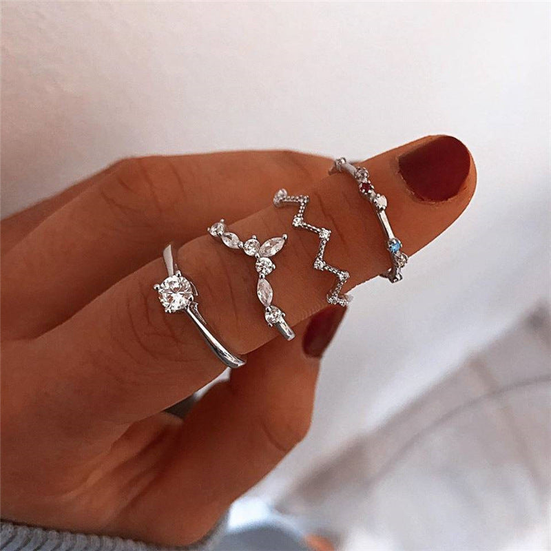 Plata Anillo impresionante para uso diario