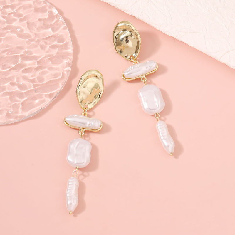 Perla Pendiente clásico con encanto atemporal