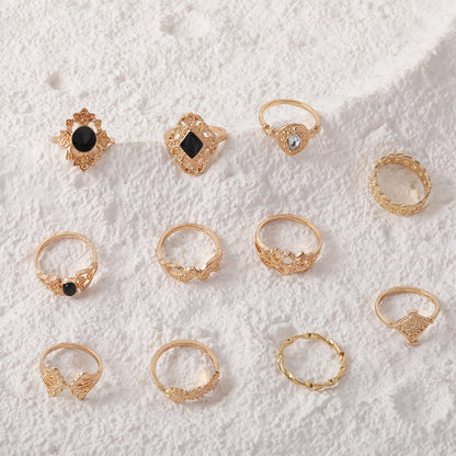 Oro Anillo elegante para toda ocasión