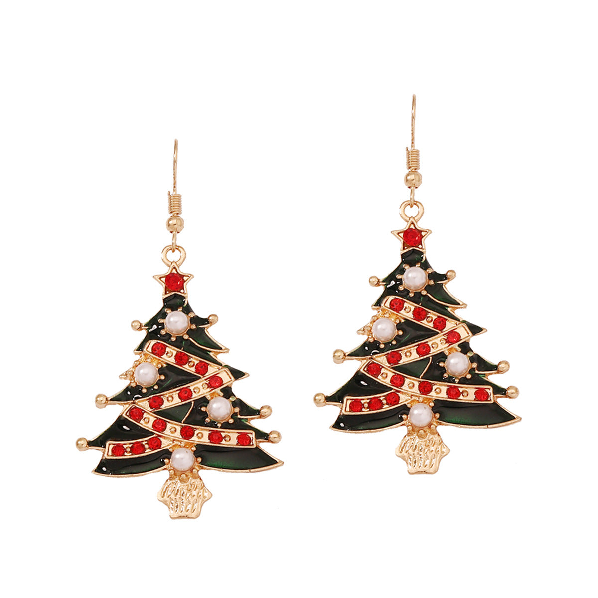 Perla Pendiente vintage hecho a mano