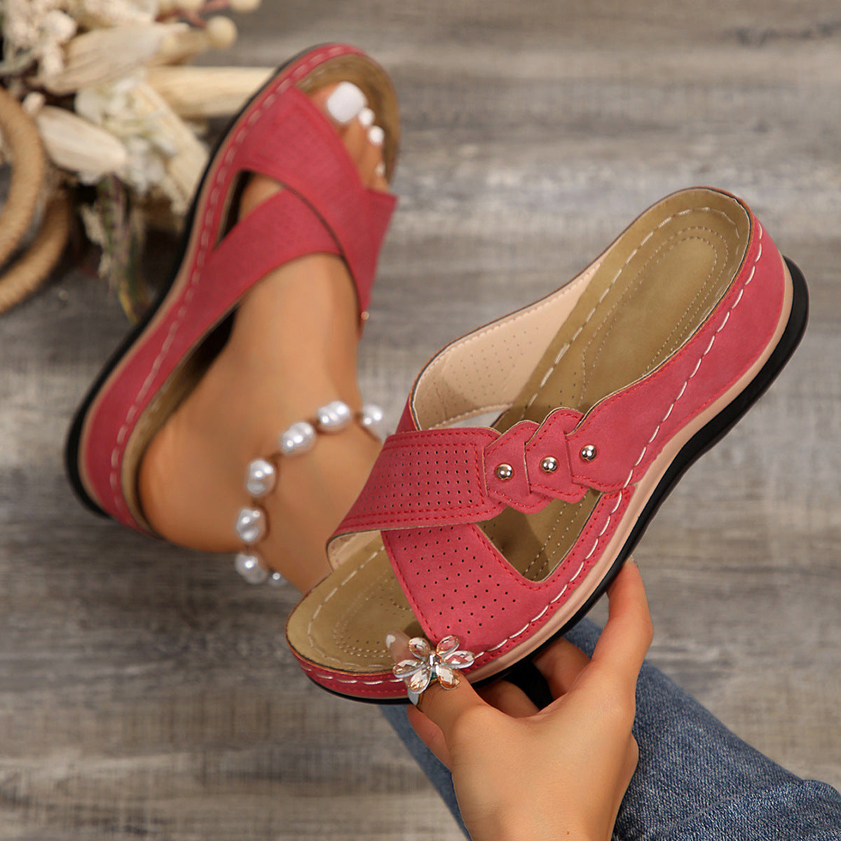 Sandalias Ortopédicos Elegantes con Look Moderno