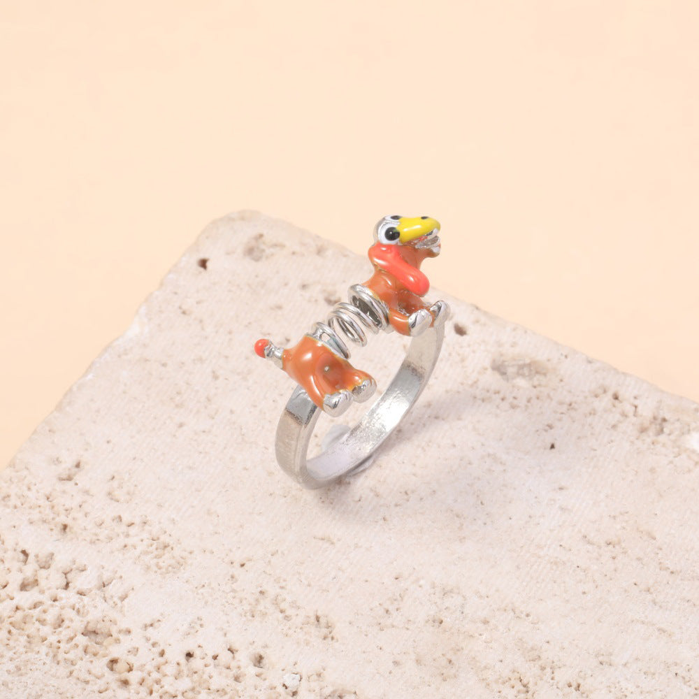 Anillo hermoso con estilo único