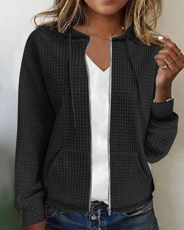 CM | Chaqueta casual con bolsillo en color liso