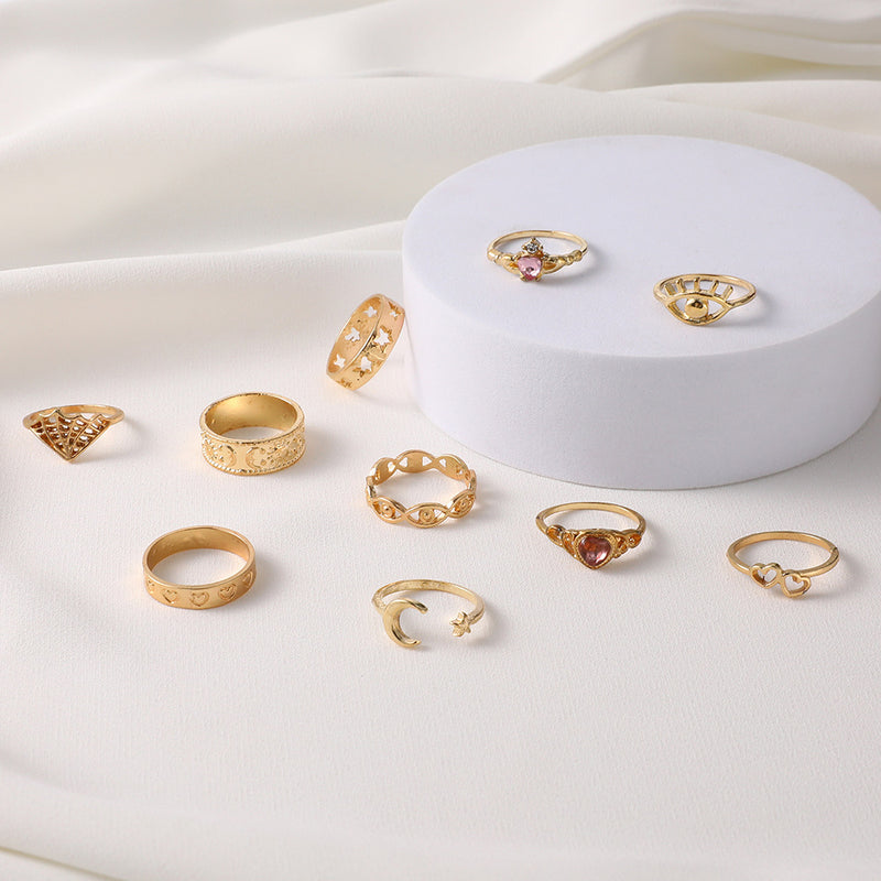 Oro Anillo encantador para cualquier ocasión