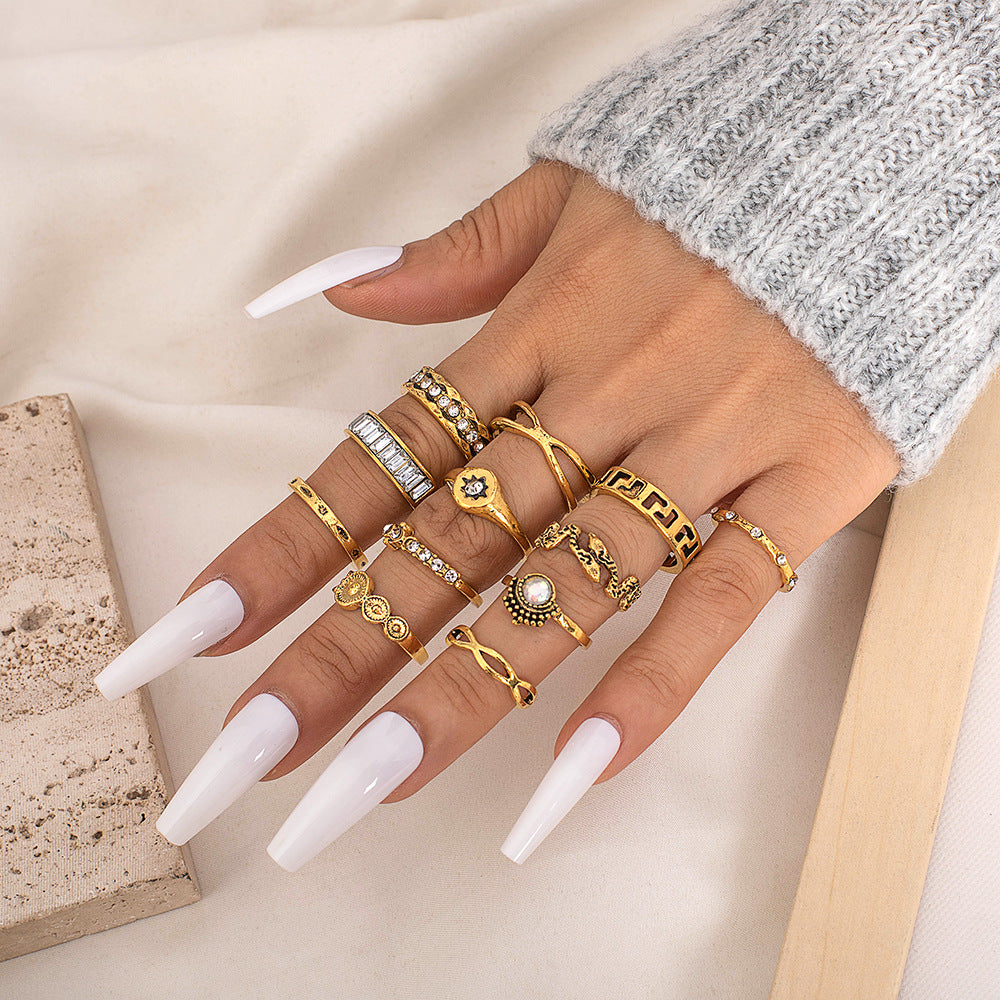 Anillo hermoso con estilo único