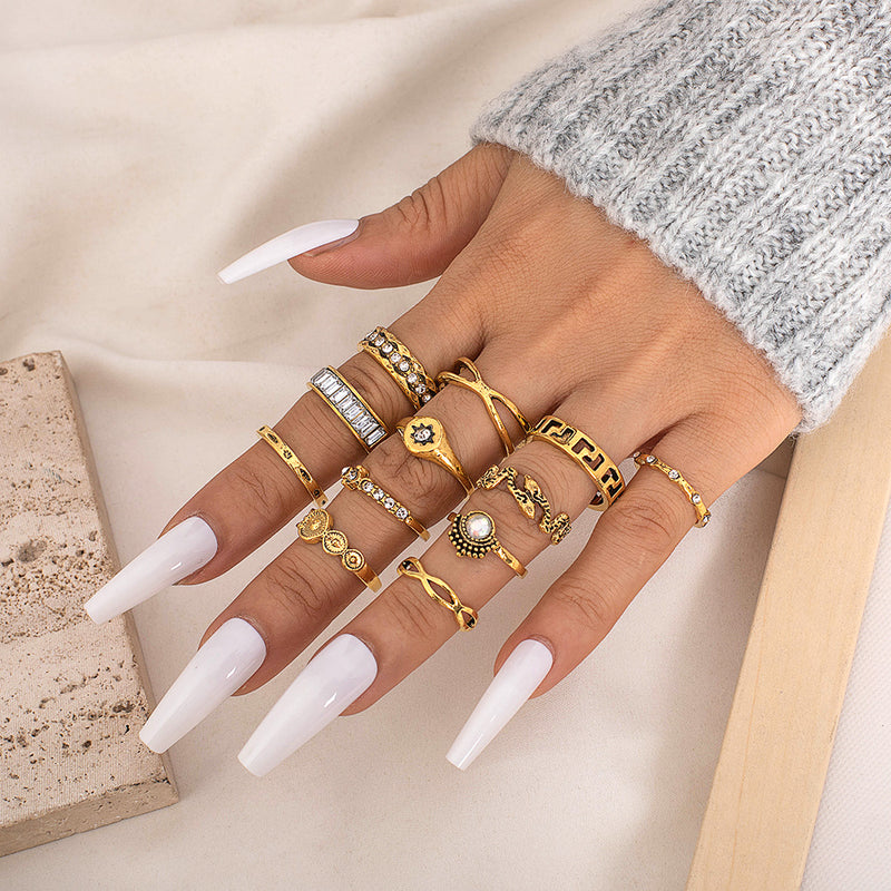 Anillo hermoso con estilo único